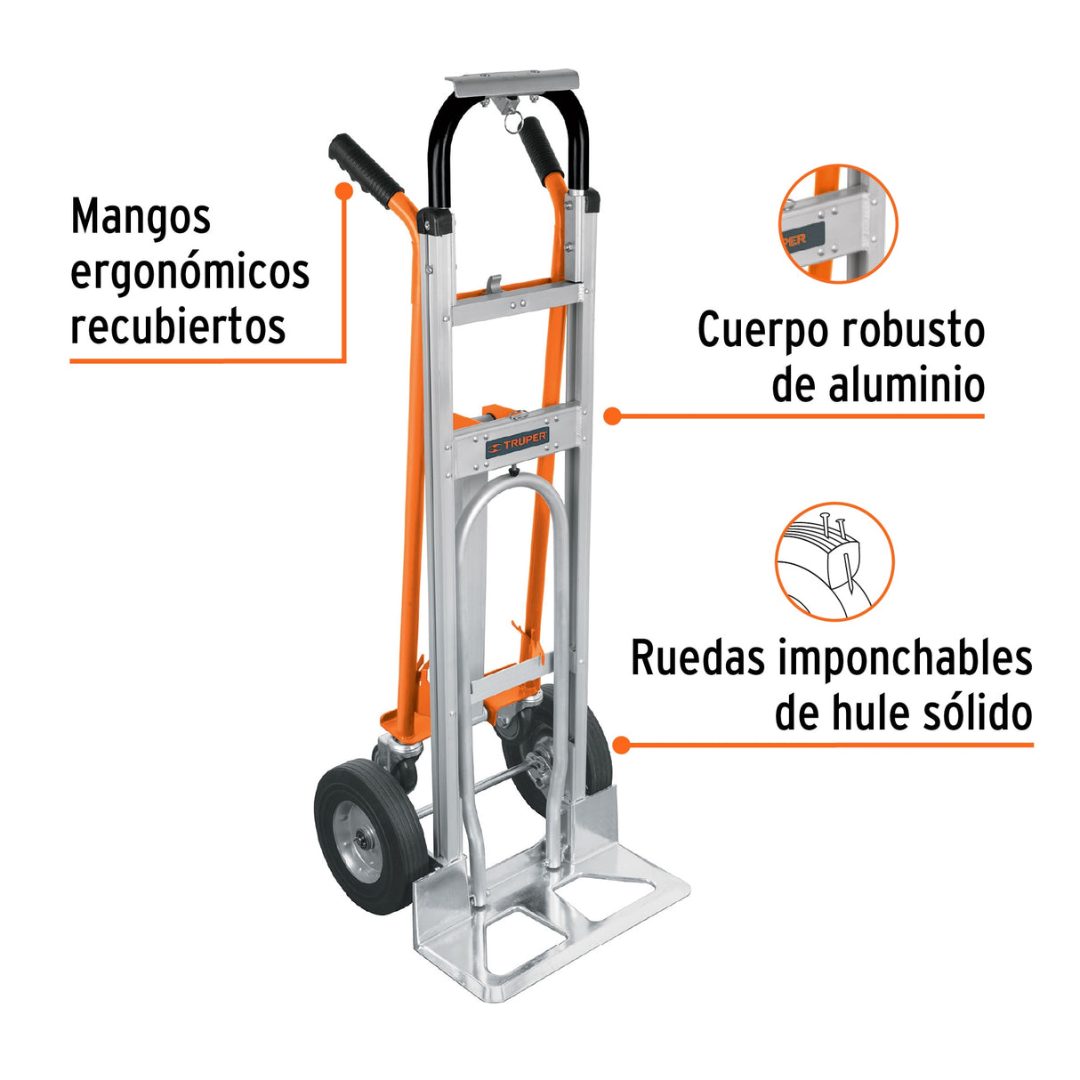 Diablo Convertible de Aluminio 3 en 1, Truper
