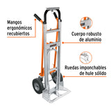 Diablo Convertible de Aluminio 3 en 1, Truper