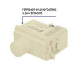 Dimmer Giratorio, Línea Italiana, Marfil, Volteck