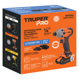 Destornillador de Impacto 1/4', 20 V, 1 Batería 2 Ah, Pro