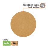 Paquete con 5 Discos de Lija 5' Grano 80, Ciegos, Truper