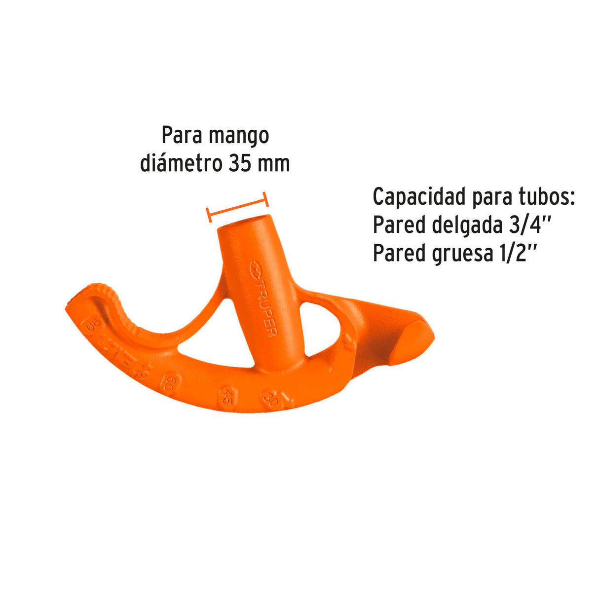 Doblador de Tubo Conduit 3/4', Truper