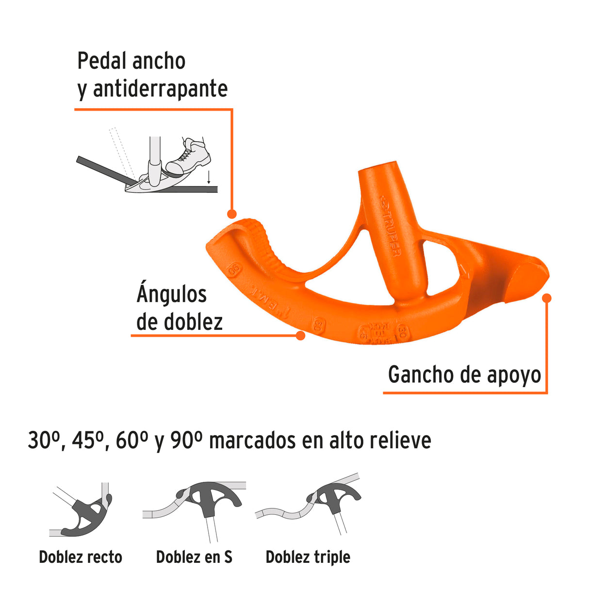 Doblador de Tubo Conduit 1', Truper