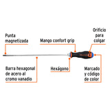 Desarmador de Cruz 1/4' X 12' Mango Comfort Grip, Truper
