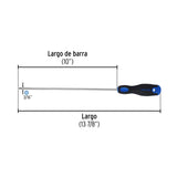 Desarmador de Cruz 3/16' X 10' Mango Comfort Grip, Pretul
