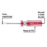 Desarmador Plano 3/16 X 3' Mango de PVC, Pretul
