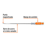 Desarmador Plano 5/16' X 10' Mango de Acetato, Truper