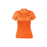 Playera Polo Performance para Mujer, Naranja, m, Truper