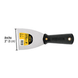 Espátula Flexible 3' con Mango de Plástico, Pretul