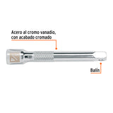Extensión de 3' para Matraca, Cuadro 1/4', Truper