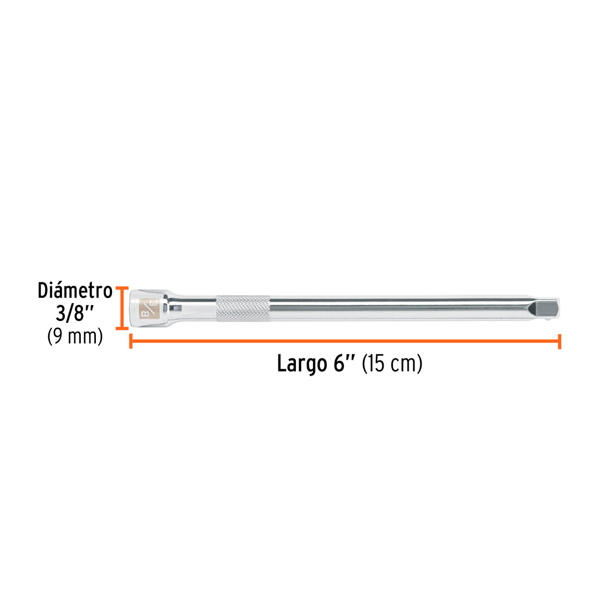 Extensión de 6' para Matraca, Cuadro 1/4', Truper