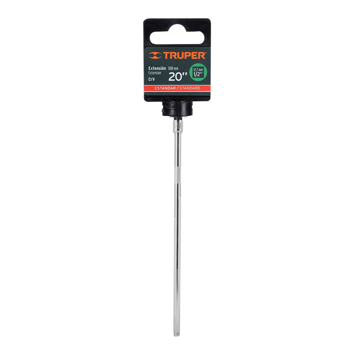 Extensión Cuadro 1/2' para Matraca, Largo 20', Truper