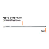 Extensión Cuadro 1/2' para Matraca, Largo 20', Truper