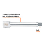 Extensión Cuadro 3/4' para Matraca, Largo 8', Truper