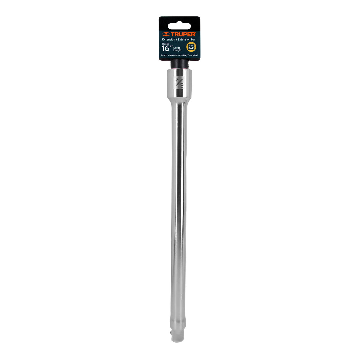 Extensión Cuadro 3/4' para Matraca, Largo 16', Truper