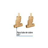 Juego Llaves Empotrar Soldables, Compresión, S/Maneral Basic