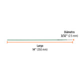 Bolsa con 1 kg de Electrodos 6013 de 3/32', Truper