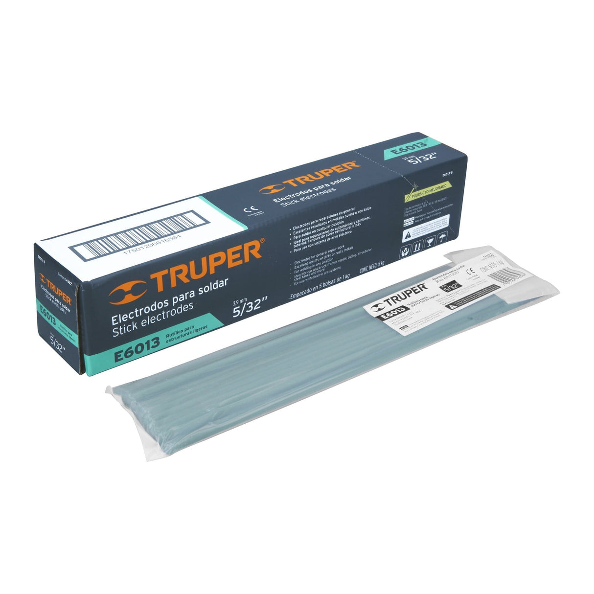 Bolsa con 1 kg de Electrodos 6013 de 5/32', Truper