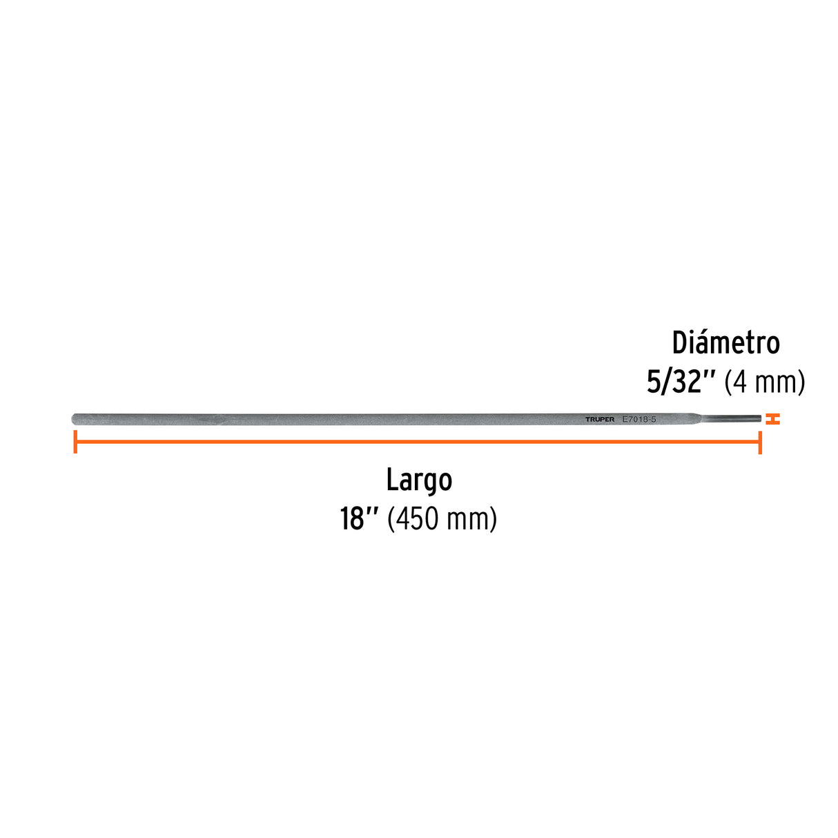 Bolsa con 1 kg de Electrodos 7018 de 5/32', Truper