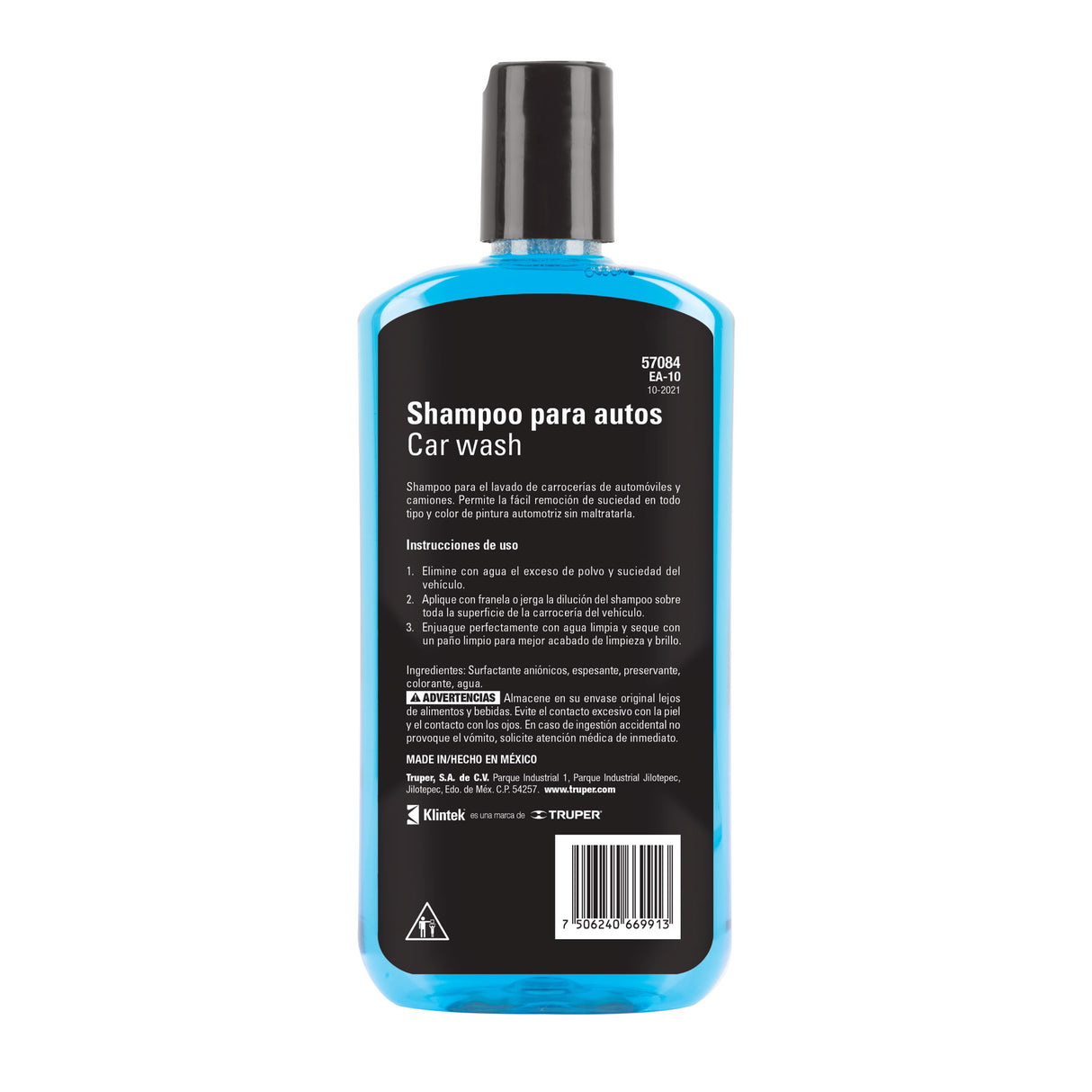 Shampoo para Auto, 473 ml, Klintek