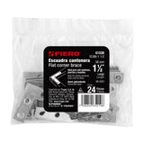 Bolsa C/24 Escuadras Planas Cantoneras 1-1/2'X1-1/2', Fiero