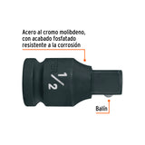 Extensión de Impacto con Cuadro de 1/2', Largo 2', Truper