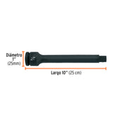 Extensión de Impacto con Cuadro de 3/4', Largo 10', Truper