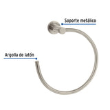 Toallero Metálico de Argolla Acabado Satín, Foset Element