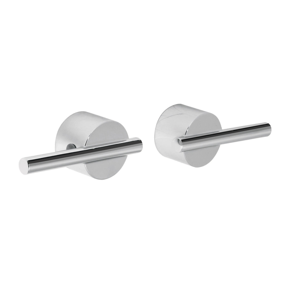Juego Manerales Mezcladora de Pared, Lavabo, Cromo, Element