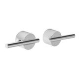 Juego Manerales Mezcladora de Pared, Lavabo, Cromo, Element