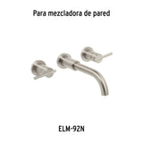 Juego Manerales Mezcladora de Pared, Lavabo, Satín, Element