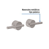 Juego Manerales Mezcladora de Pared, Lavabo, Satín, Element