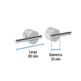 Juego Manerales Mezcladora de Pared, Lavabo, Cromo, Element