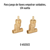 Juego Manerales Palanca para Regadera, Cromo, Element