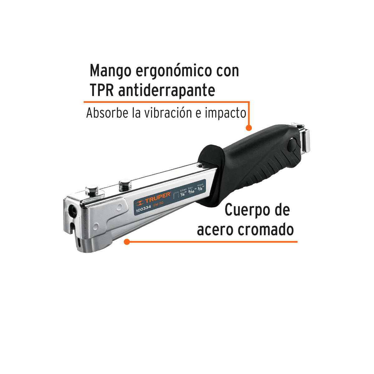 Engrapadora Tipo Martillo, Uso Rudo, Truper