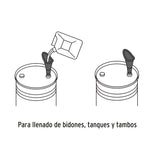 Embudo Plástico 250 ml, Cuello Rígido, Truper