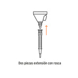 Embudo Plástico 500 ml, Cuello Flexible con Filtro, Truper
