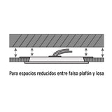 Luminario LED Plafón 12 W 6500K Ultradelgado Redondo, Volteck
