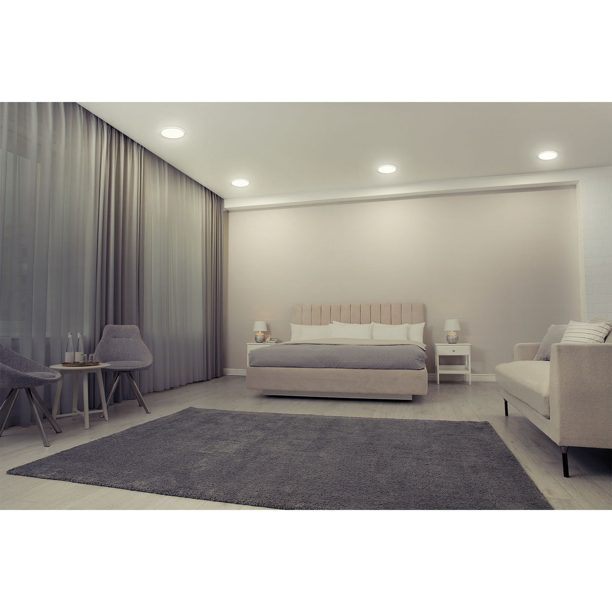 Luminario LED Plafón 15 W 6500K, Ajustable, Redondo, Volteck