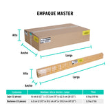 Escoba Cerdas de Pet Extra Suaves, Bastón de Madera