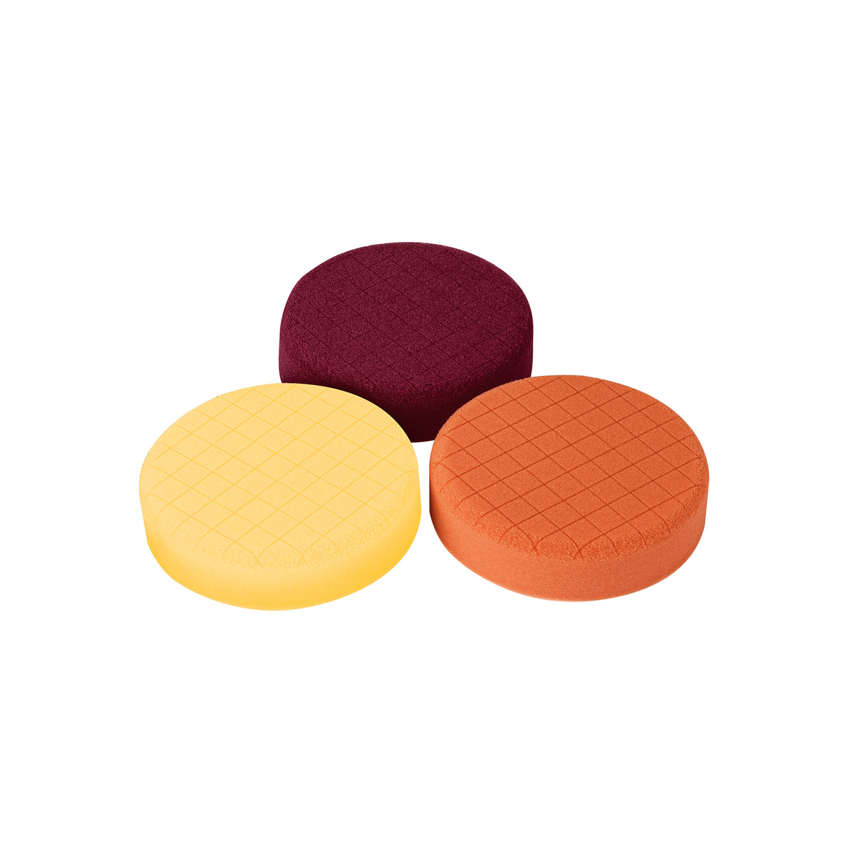 Juego de 3 Esponjas para Pulir de 5' Hook And Loop, Truper