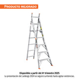 Escalera Convertible, Tipo Ll, 13 Escalones, Truper
