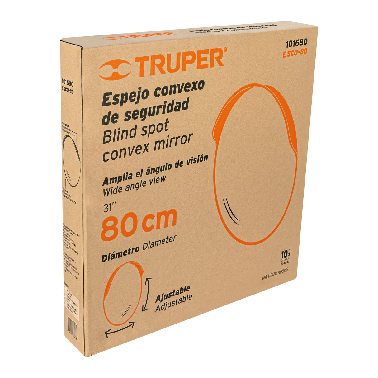 Espejo Convexo de 80 cm, Truper
