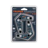 2 Escuadras Magnéticas Esquineras 2-3/4' Carga 11 kg, Truper