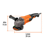 Esmeriladora Angular 4-1/2', 1300 W, Truper Pro