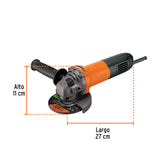 Esmeriladora Angular 4-1/2', 800 W, Truper Pro