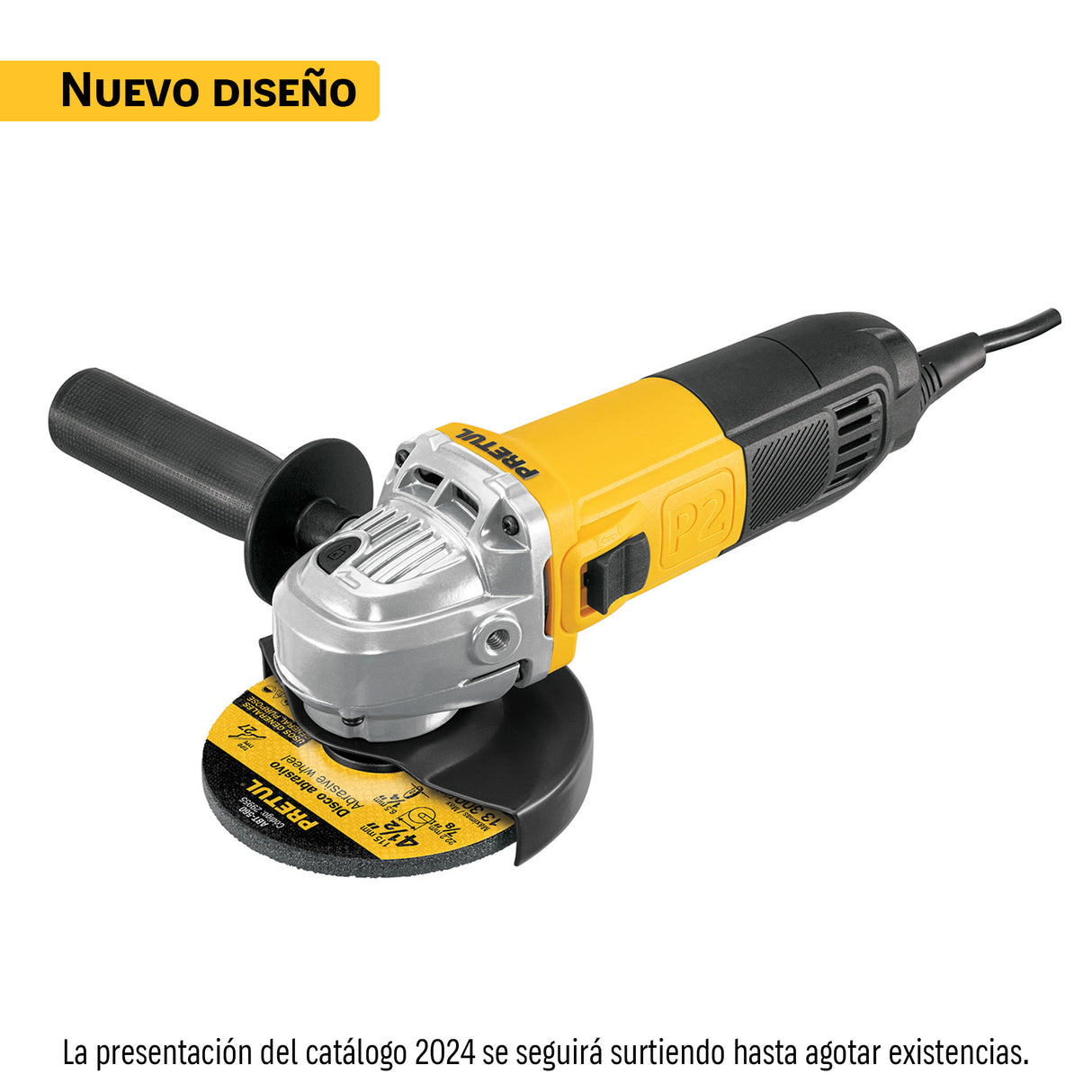 Esmeriladora Angular 4-1/2', 700 W, Pretul