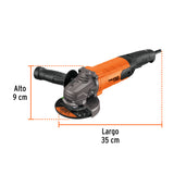 Esmeriladora Angular 4-1/2', 1100 W, Truper Pro