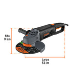 Esmeriladora Angular 9', 2100 W, Truper Industrial