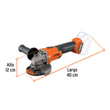 Esmeriladora 4-1/2', 20 V, sin Accesorios, Truper Pro